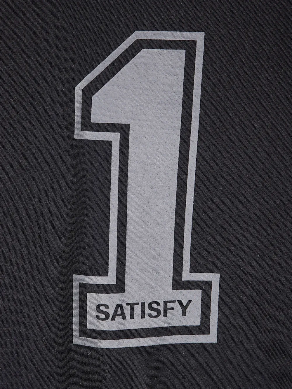 Satisfy Softcell Number-print T-shirt In Black