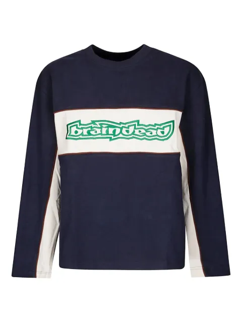Brain Dead long-embroidered sweatshirt