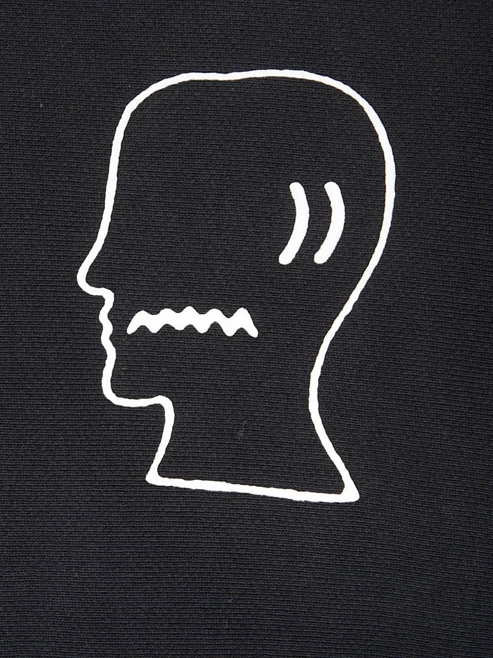 Brain Dead Hoodie met logoprint Zwart