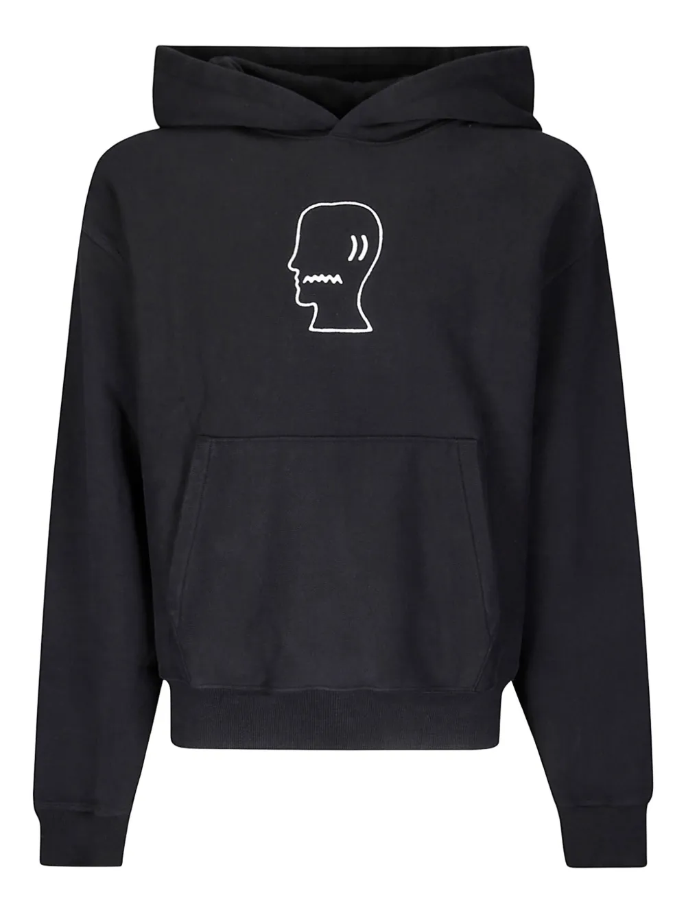 Brain Dead logo-print hoodie | Black | Image 1