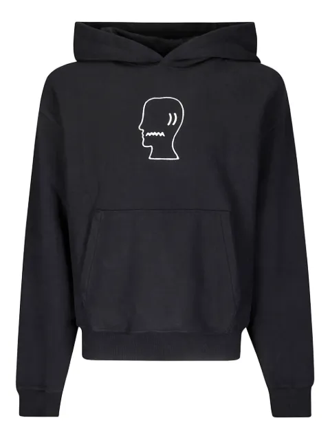 Brain Dead logo-print hoodie
