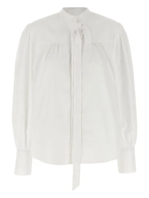 Prada bow-ruffled shirt