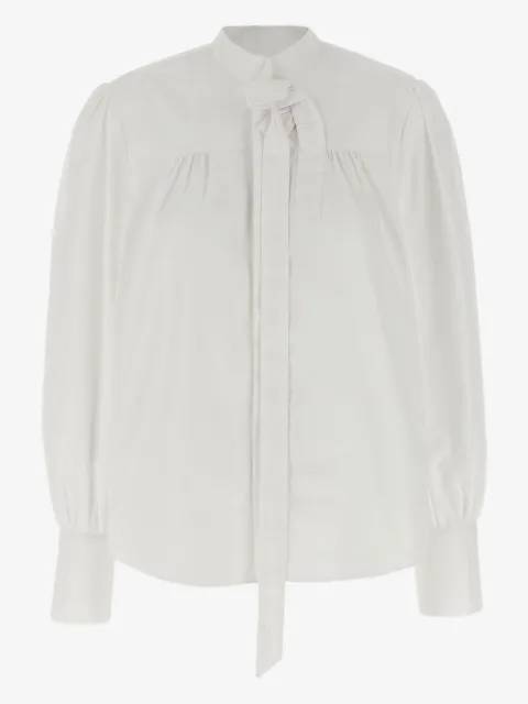 Prada bow-ruffled shirt