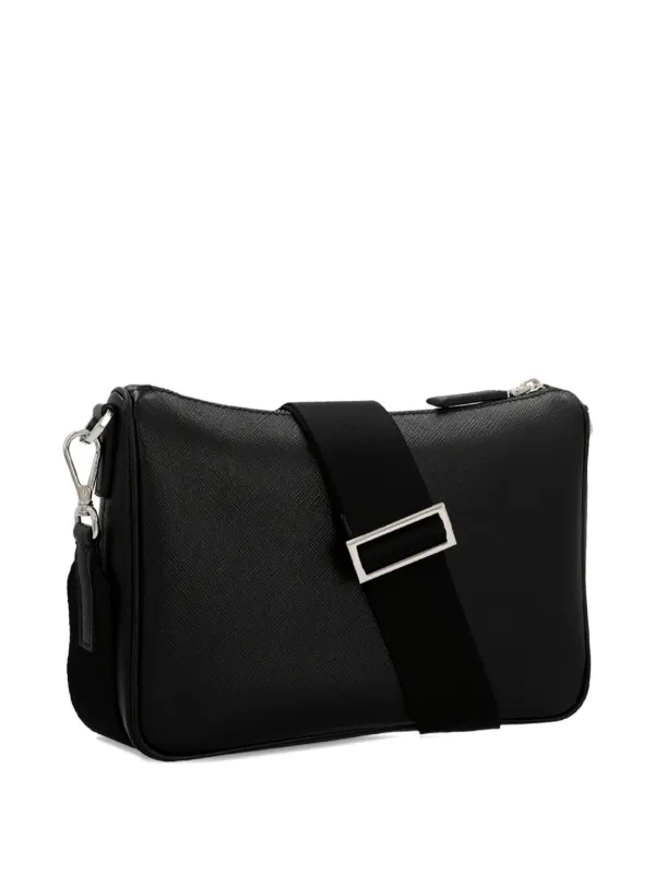 Prada Messengertas Met Buidel | Zwart | FARFETCH NL