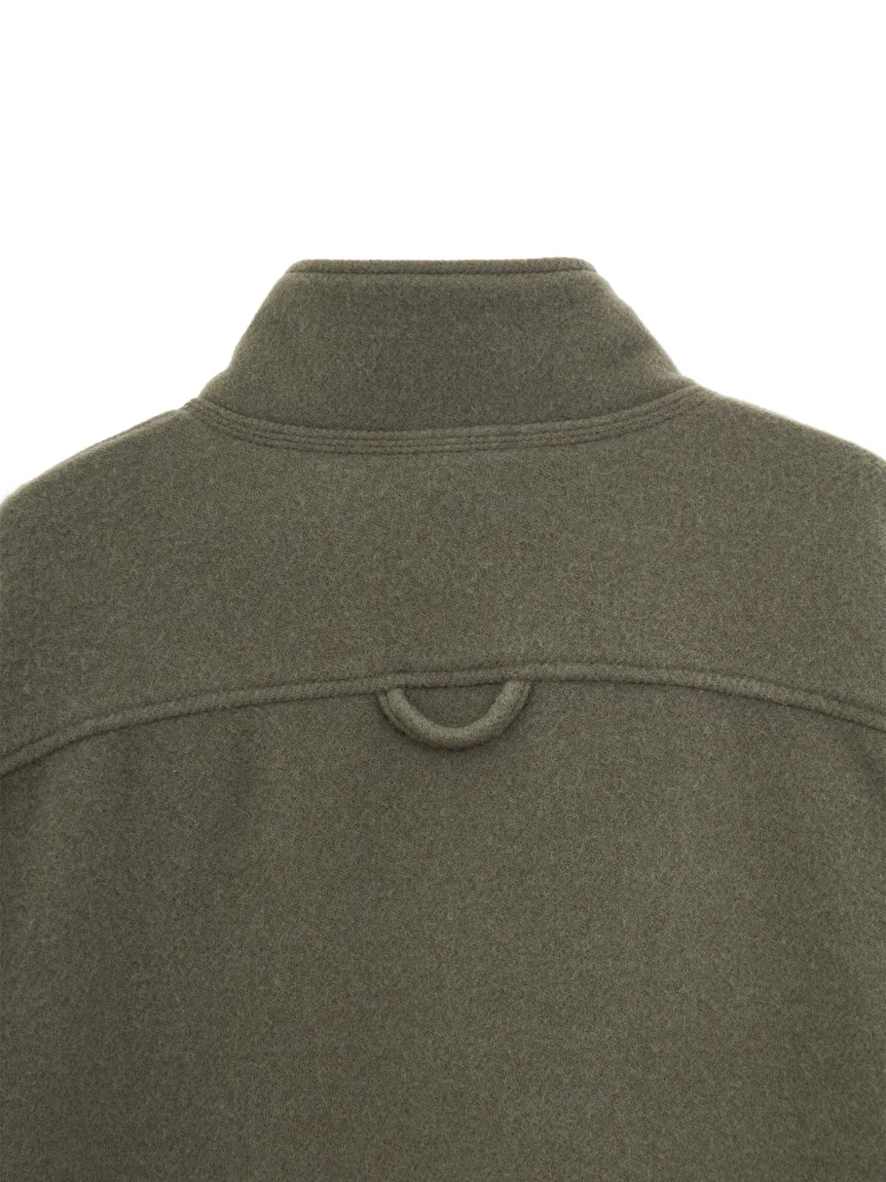 Rier Sweater met halve rits Groen