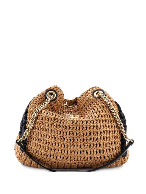 Gucci Pre-Owned GG Marmont Chain Raffia Small tote bag