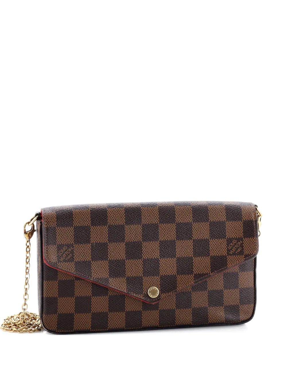Louis Vuitton Pre-Owned Felicie Pochette Damier crossbody bag - Braun