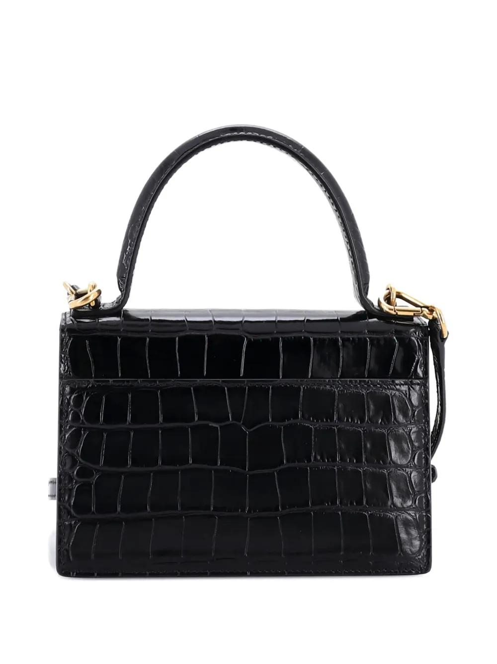 Balenciaga Pre-Owned Sharp Top Handle Bag Crocodile Embossed Leather XS satchel | Pre-owned | Image 2