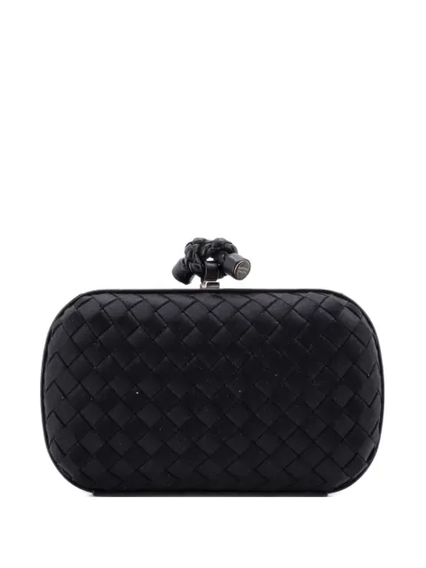 Bottega Veneta Pre-Owned Box Knot Intrecciato Satin Small clutch bag