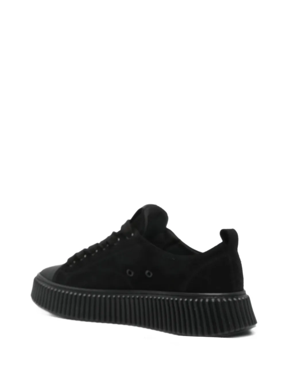 Rhun 2020 Fluted Sole Sneakers In Black
