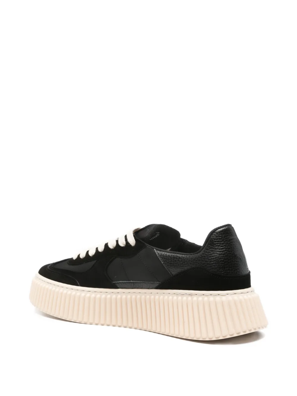 Rhun 1989 Treble Panelled Sneakers In Black