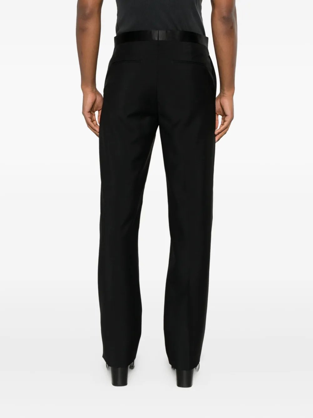 Givenchy Broek met satijnen afwerking Zwart