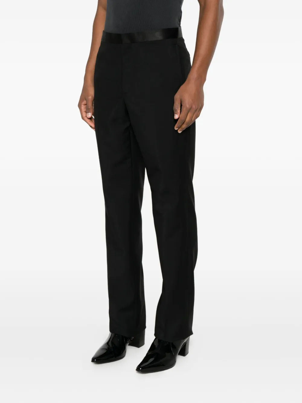 Givenchy Broek met satijnen afwerking Zwart