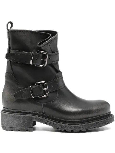 Metisse 40mm buckle round-toe boots