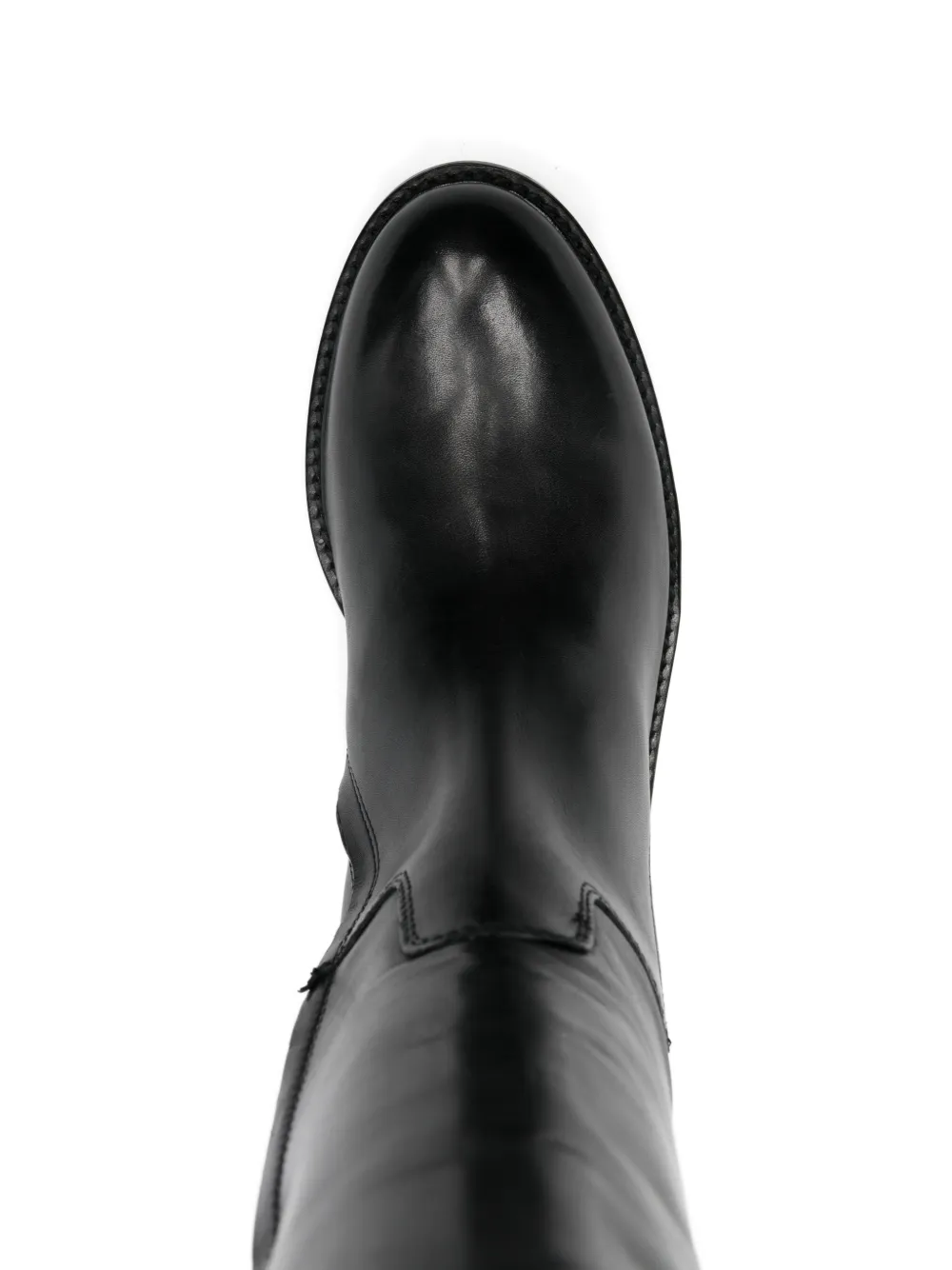 Metisse side-zip knee-high boots Zwart