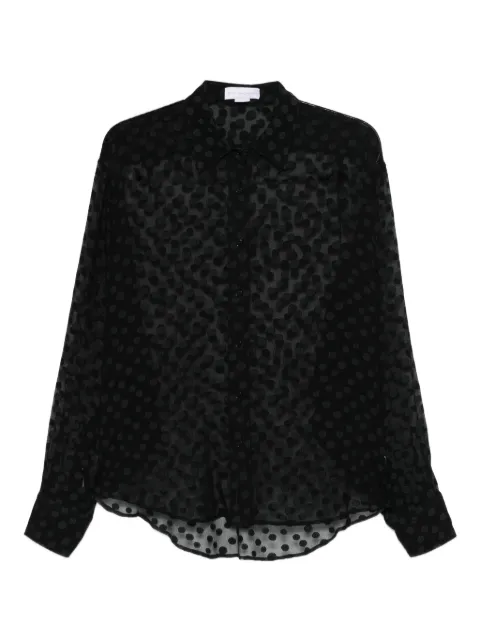 Stella McCartney camisa con estampado de lunares