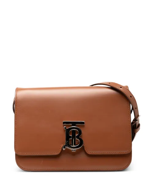 Burberry Pre-Owned lille TB crossbody-taske i kalveskind fra 2018-2025