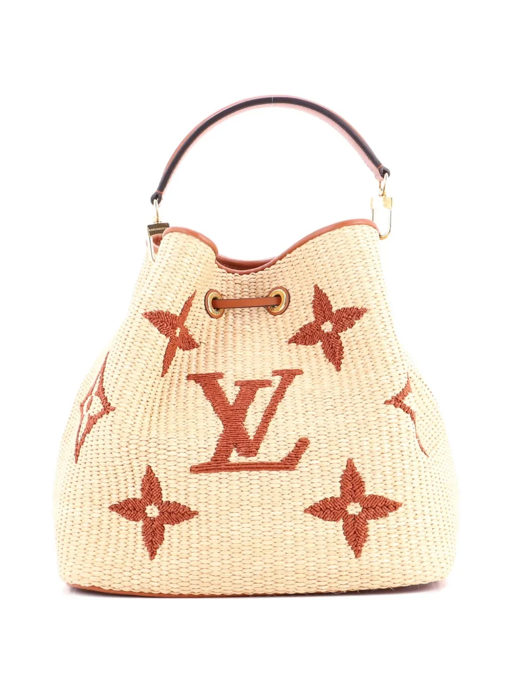 Louis Vuitton Pre-Owned NeoNoe Handbag Monogram Giant Raffia MM bucket Louis Vuitton Pre-Owned NeoNoe Handbag Monogram Giant Raffia MM bucket