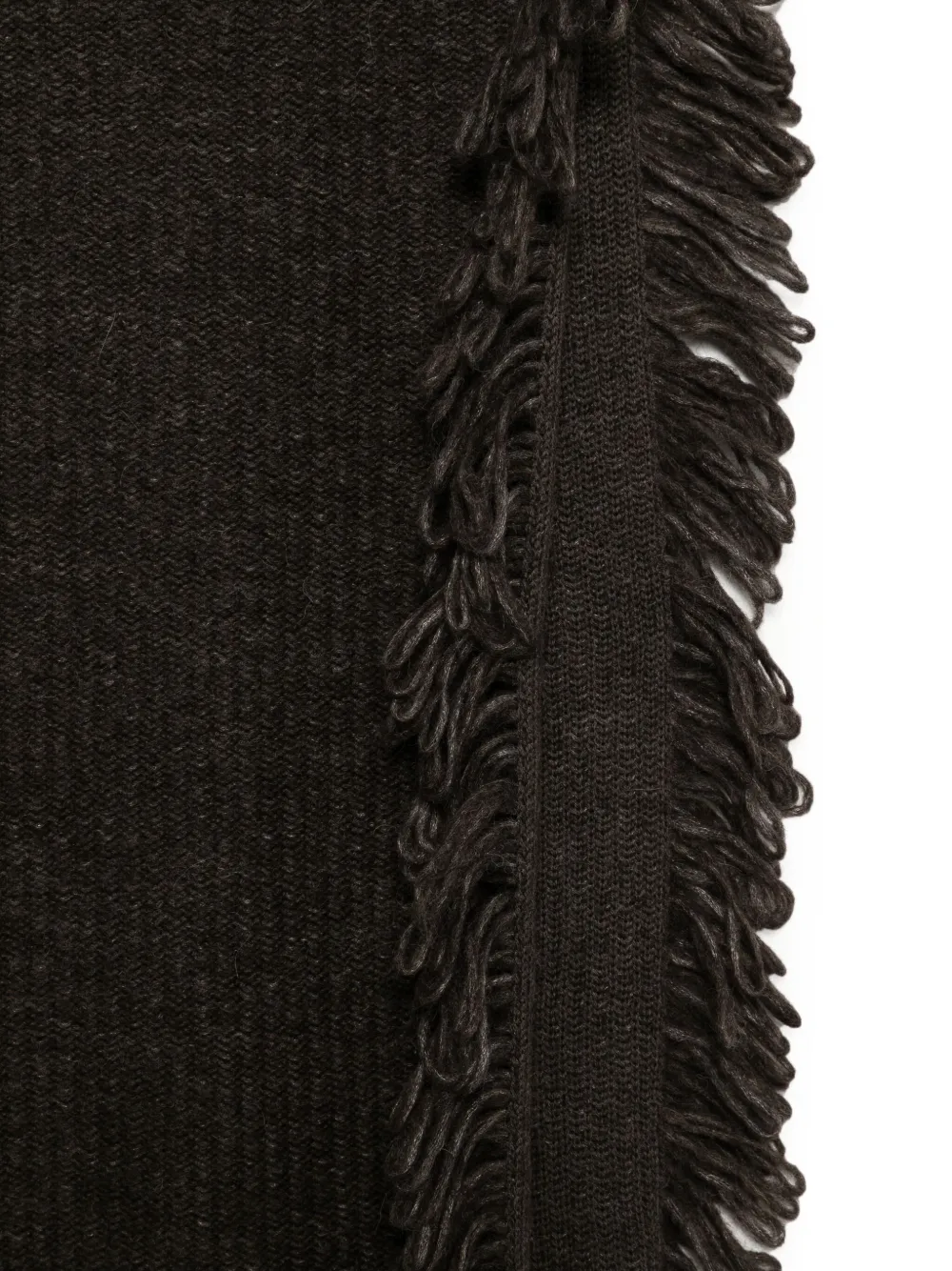 Lauren Manoogian Frayed Scarf In Black