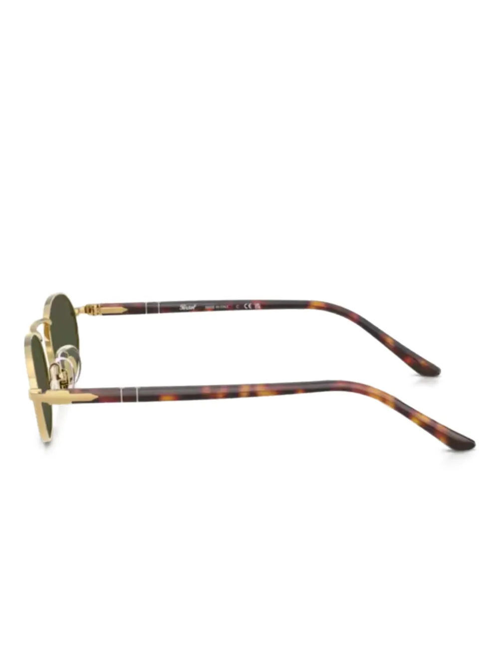 Persol Zonnebril met ovalen montuur Goud