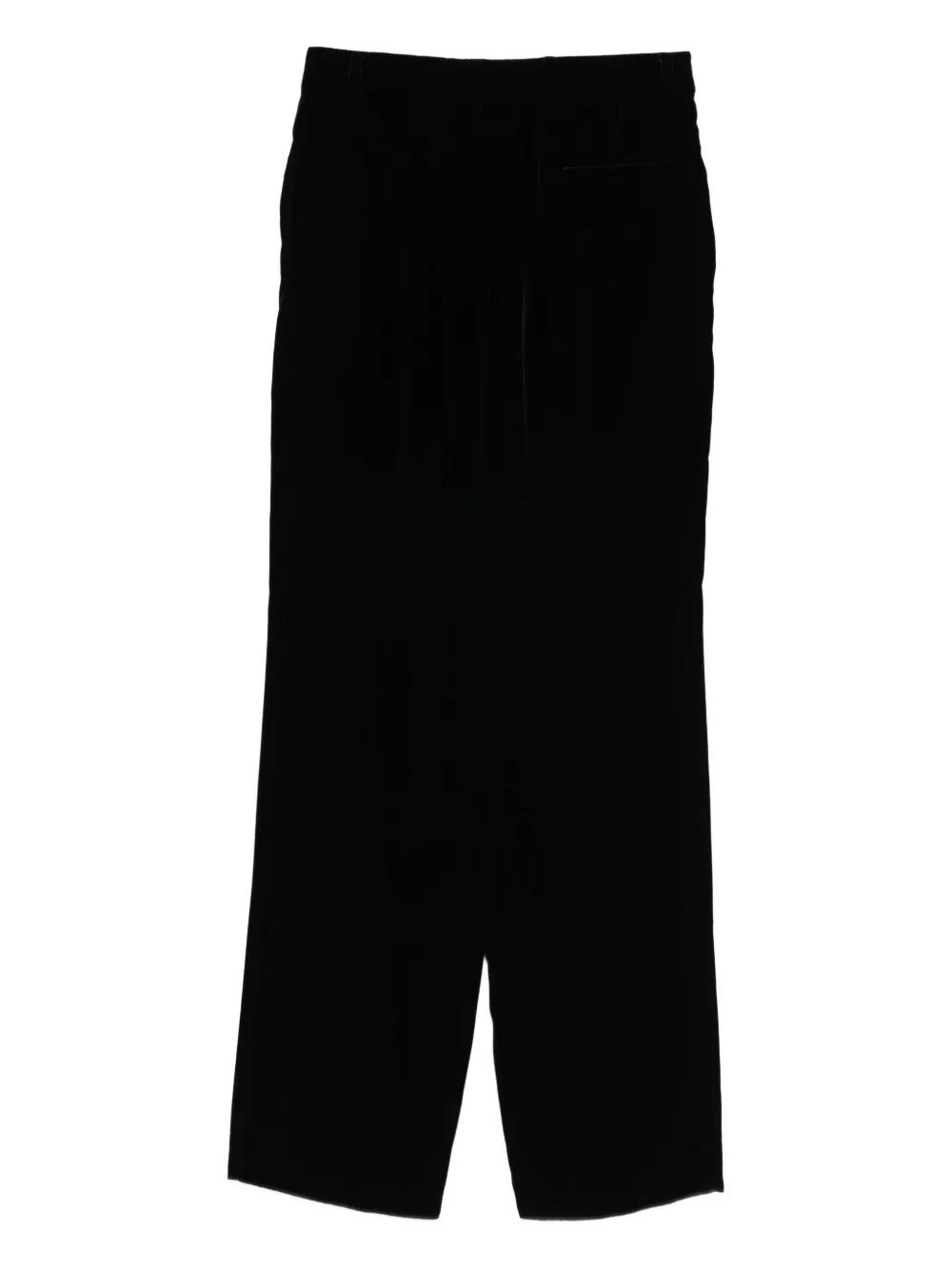 Emporio Armani velvet trousers - Zwart