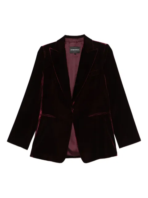 Emporio Armani Pocket velvet jacket