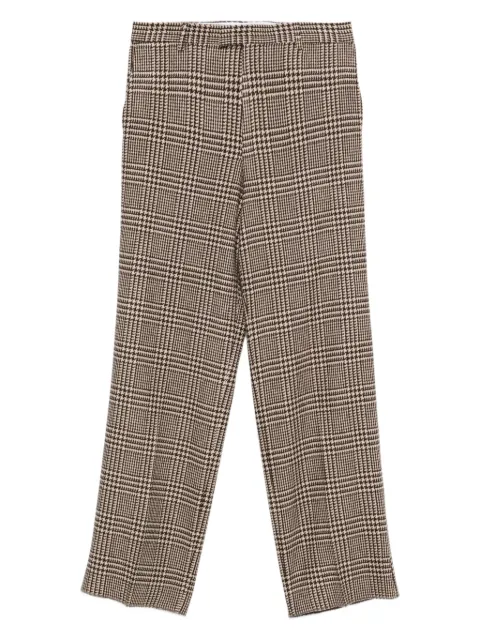 Emporio Armani houndstooth-pattern trousers