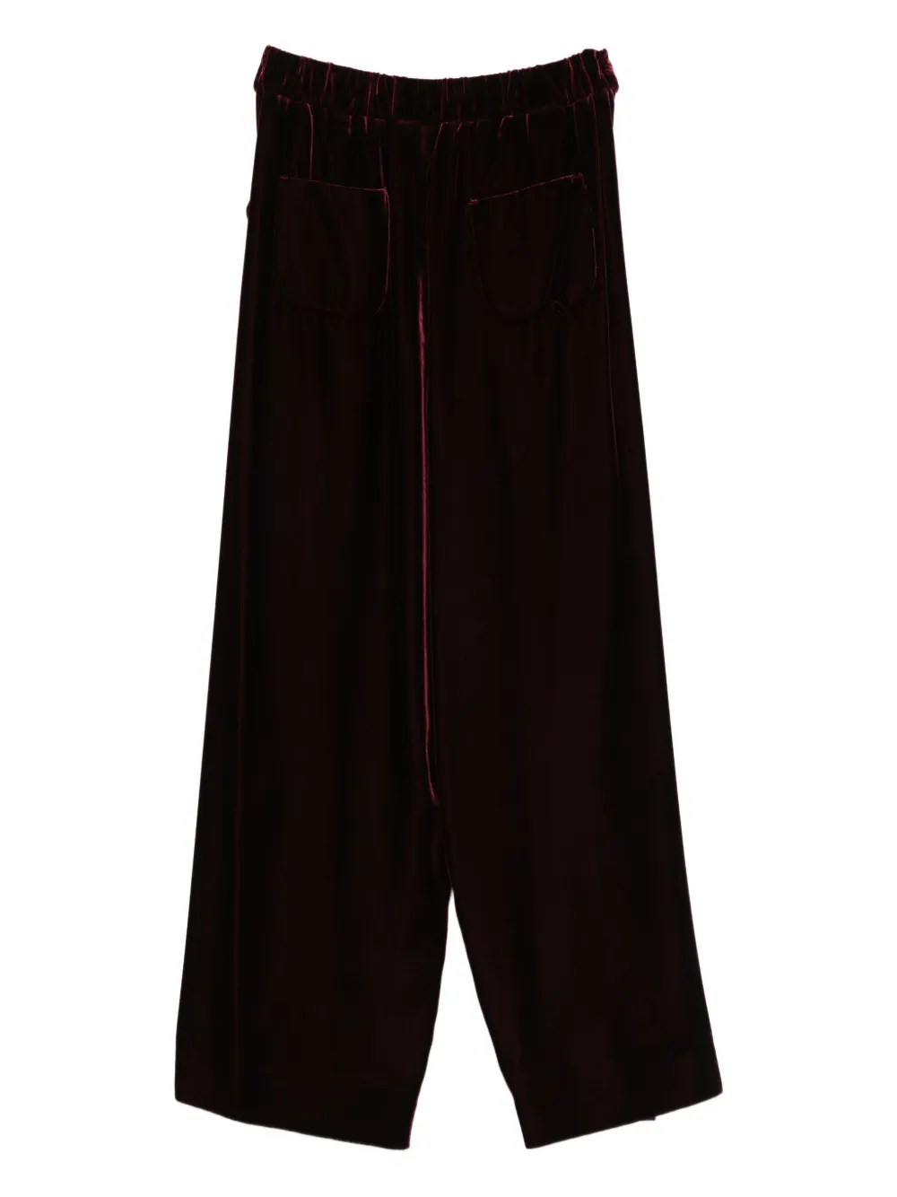 Emporio Armani velvet trousers - Rood
