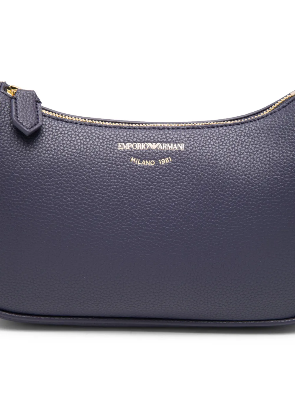 Emporio Armani Logo-detail Shoulder Bag In Purple