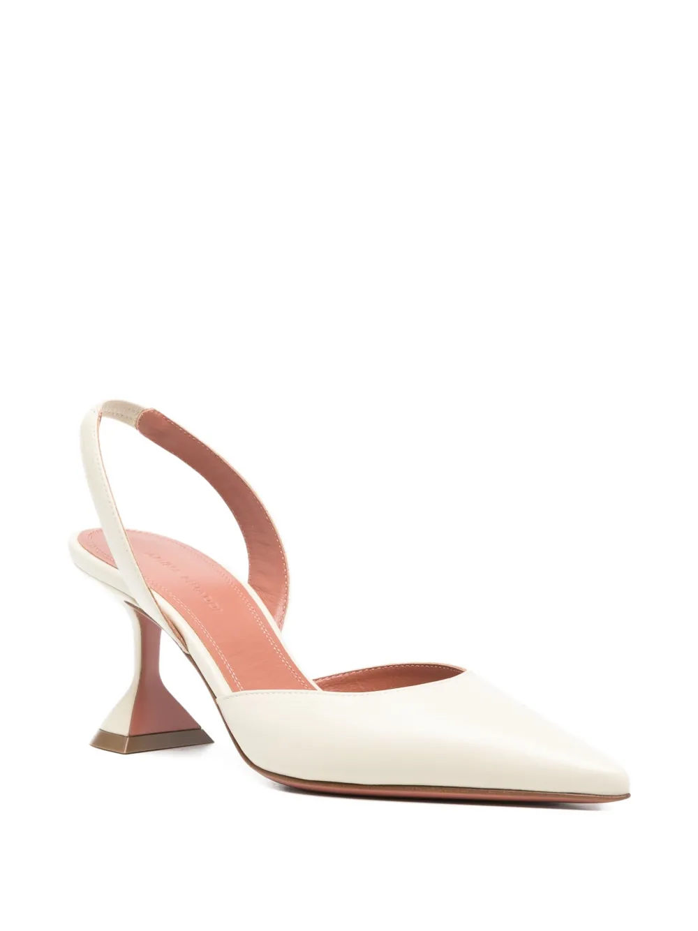 Amina Muaddi 65 mm Holli pumps Beige