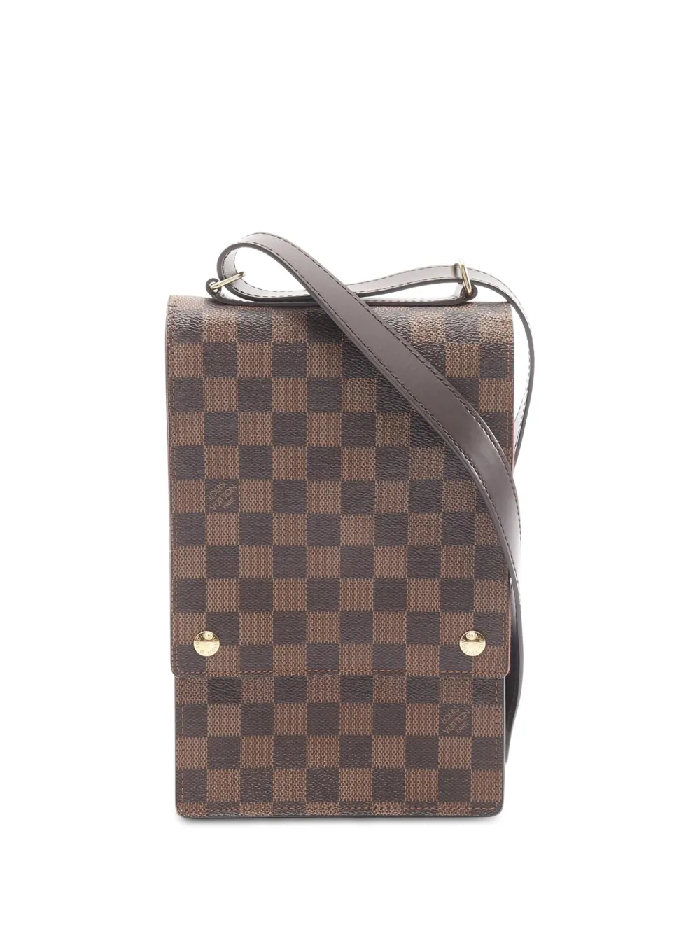 Louis Vuitton Pre-Owned 2000 ダミエ エベヌ ポートベロー ショルダーバッグ - ブラウン Louis Vuitton Pre-Owned 2000 ダミエ エベヌ ポートベロー ショルダーバッグ - ブラウン