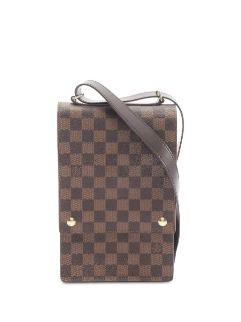 Louis Vuitton Pre-Owned bolsa crossbody Damier Ebene Portobello 2000