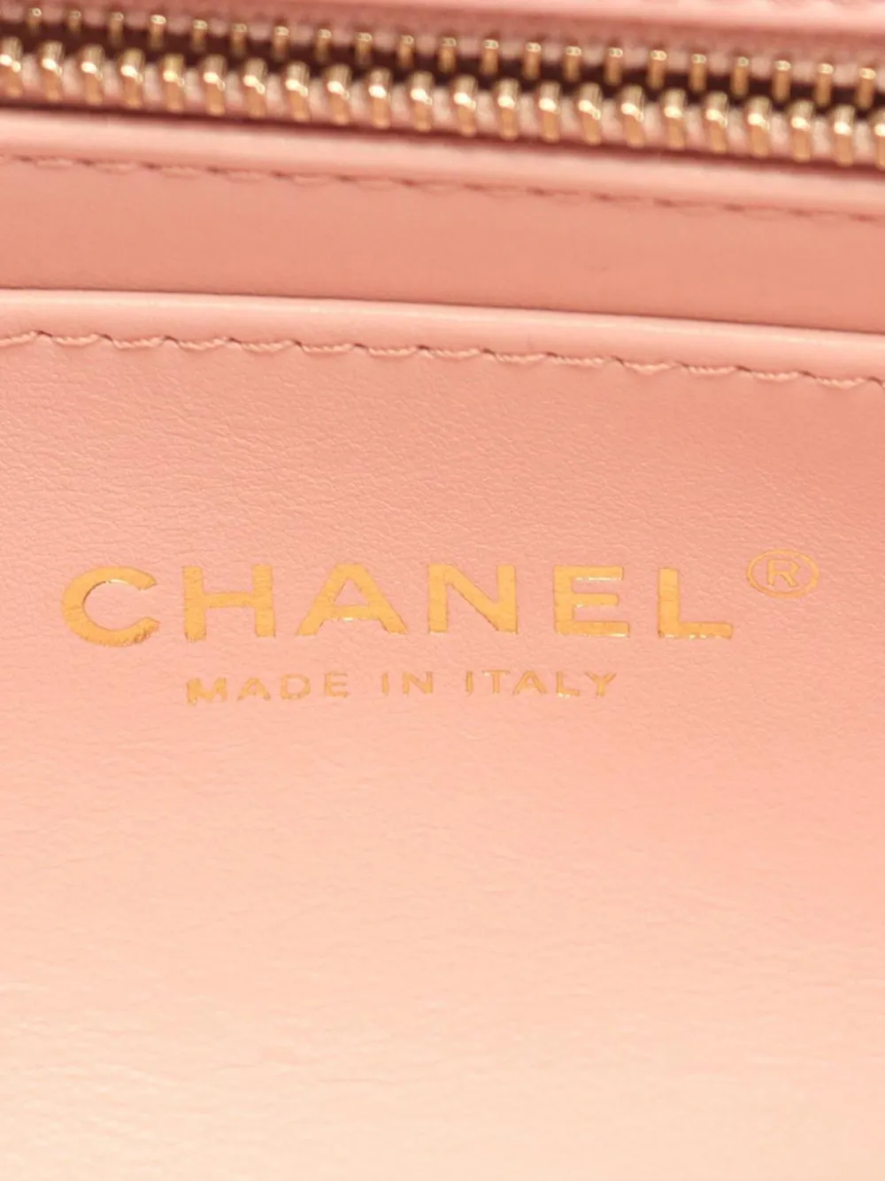 Pre-owned Chanel 2021-2025 Cc Quilted Lambskin Front Pocket Single Flap Shoulder Bag In Pink