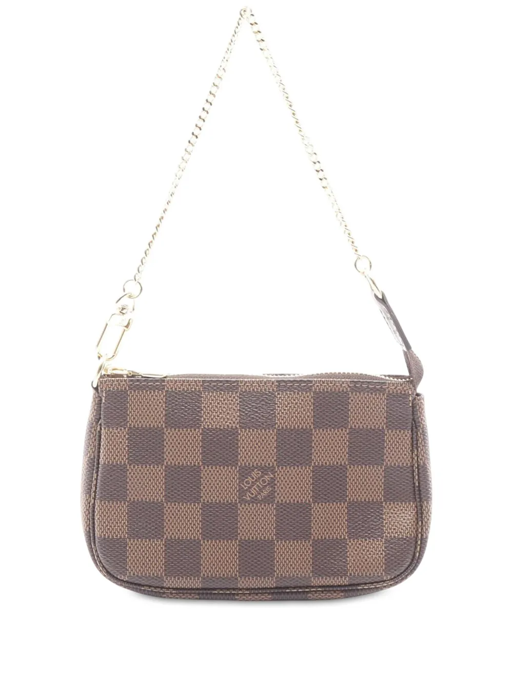 Louis Vuitton Pre-Owned 2022 Damier Ebene Mini Pochette Accessoires Louis Vuitton Pre-Owned 2022 Damier Ebene Mini Pochette Accessoires