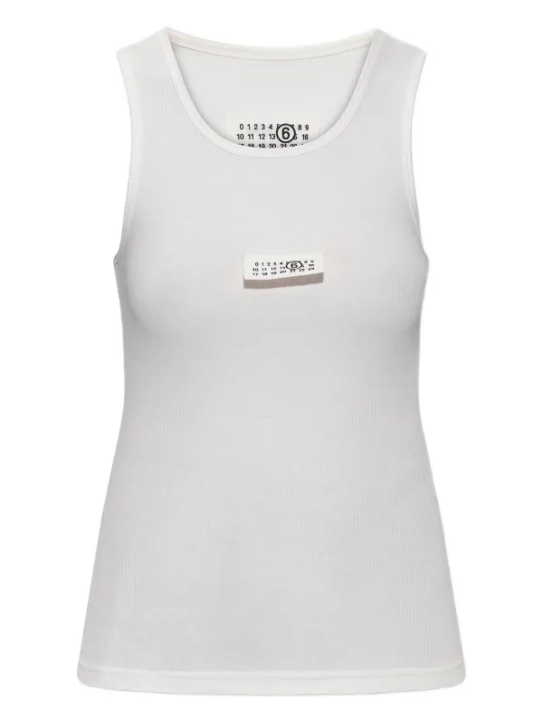 MM6 Maison Margiela タンクトップ | ホワイト | FARFETCH JP