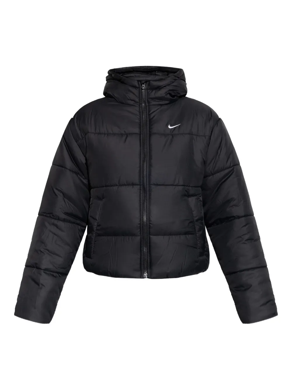 Nike hooded logo jacket - ブラック