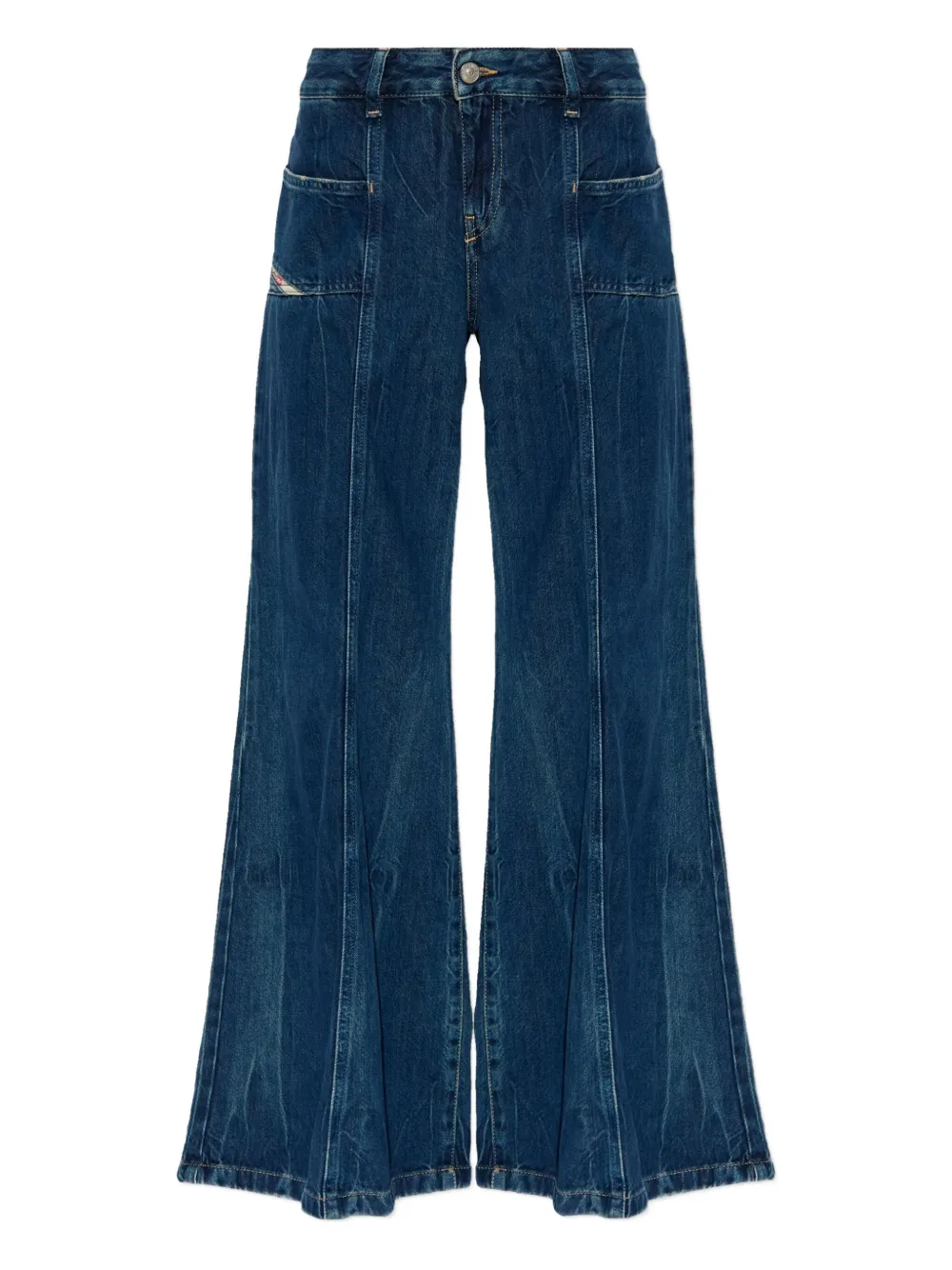Diesel D-Akii Panel Jeans - Blu