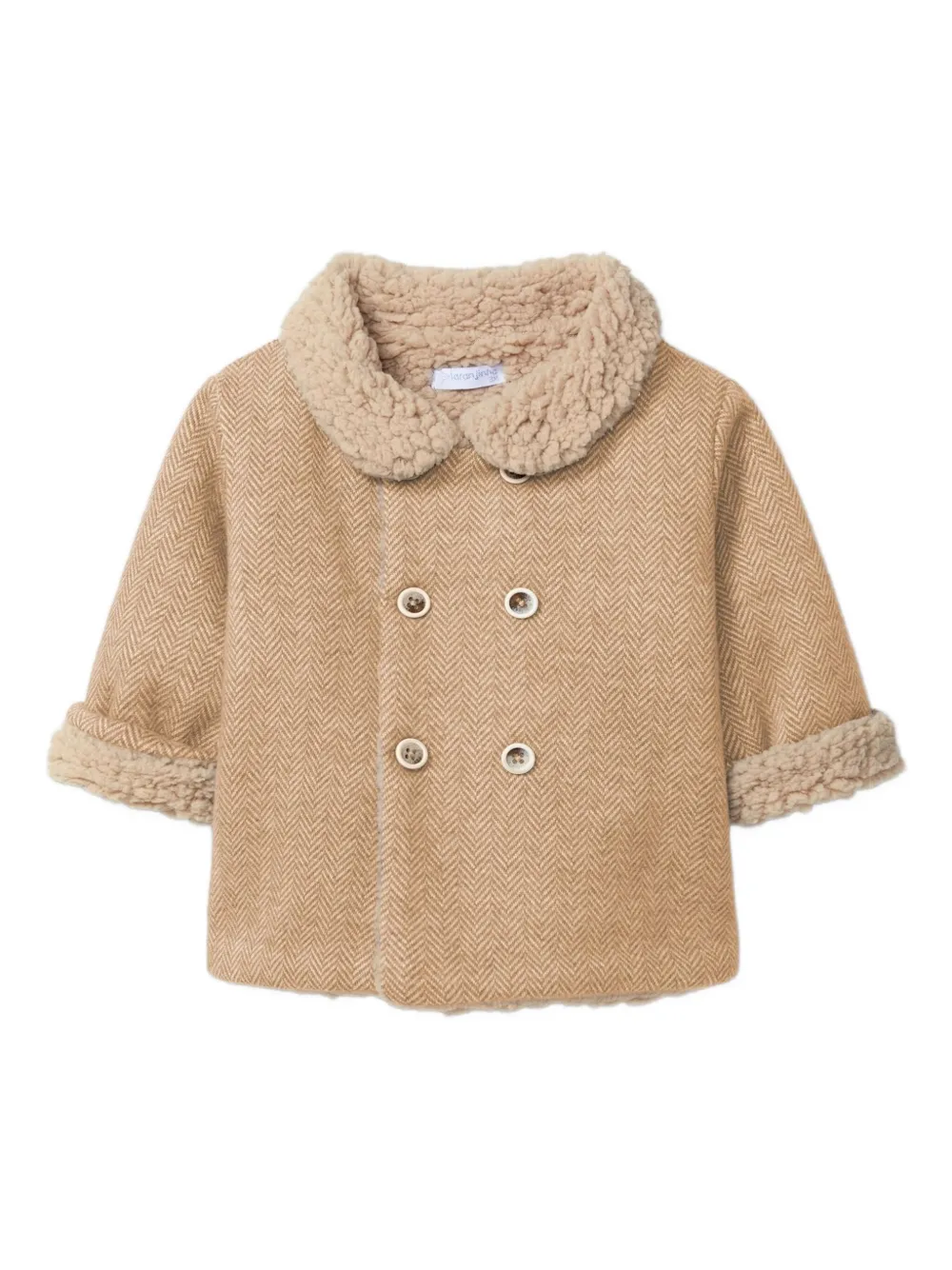 LARANJINHA herringbone-pattern jacket | Neutrals | Image 1