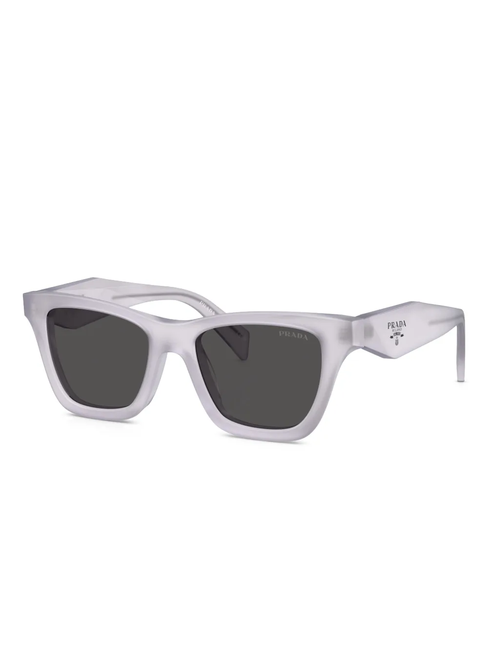 Prada Eyewear Zonnebril met vierkant montuur Grijs