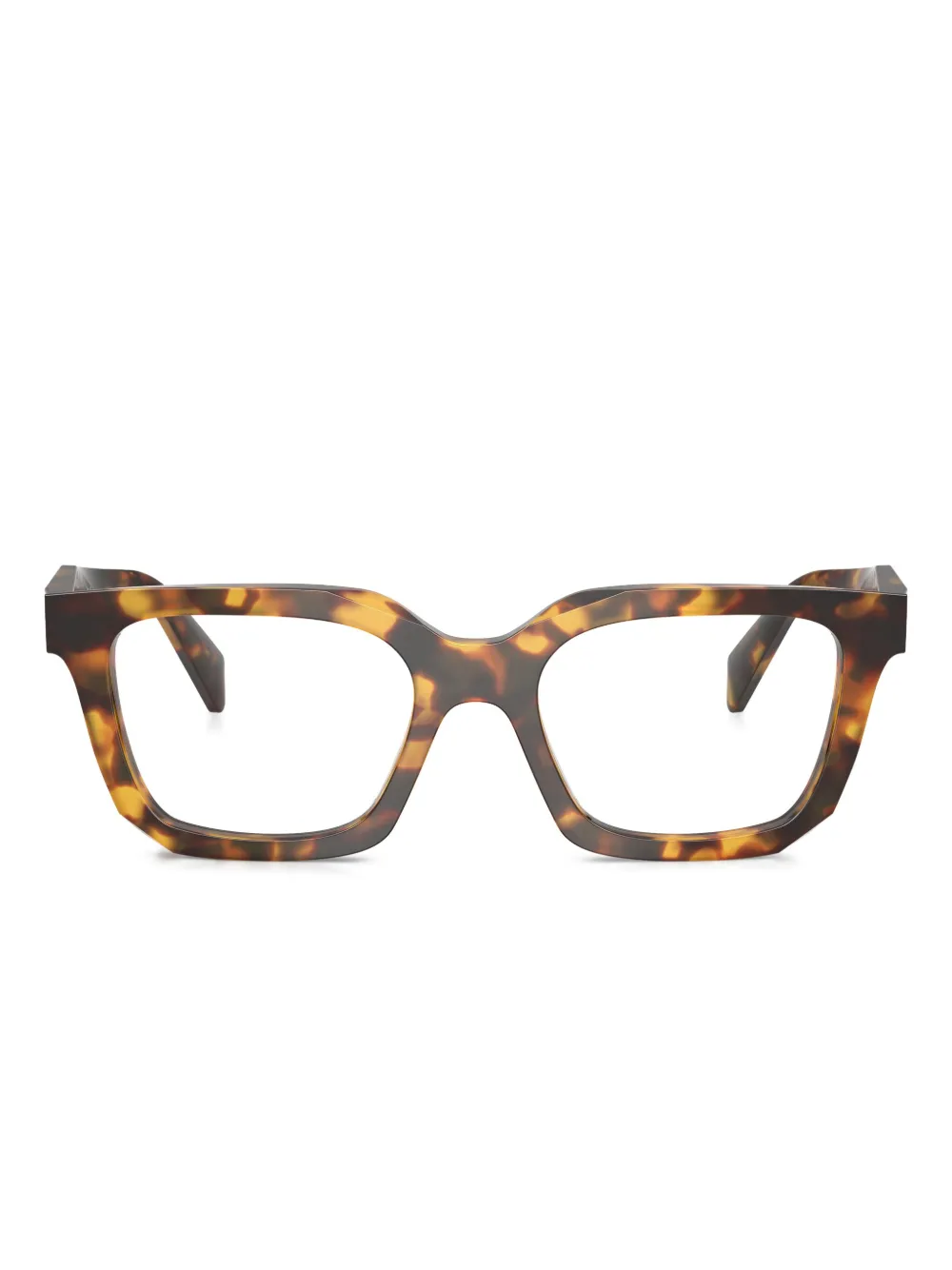 Prada Eyewear square-frame tortoiseshell glasses | Brown | Image 1
