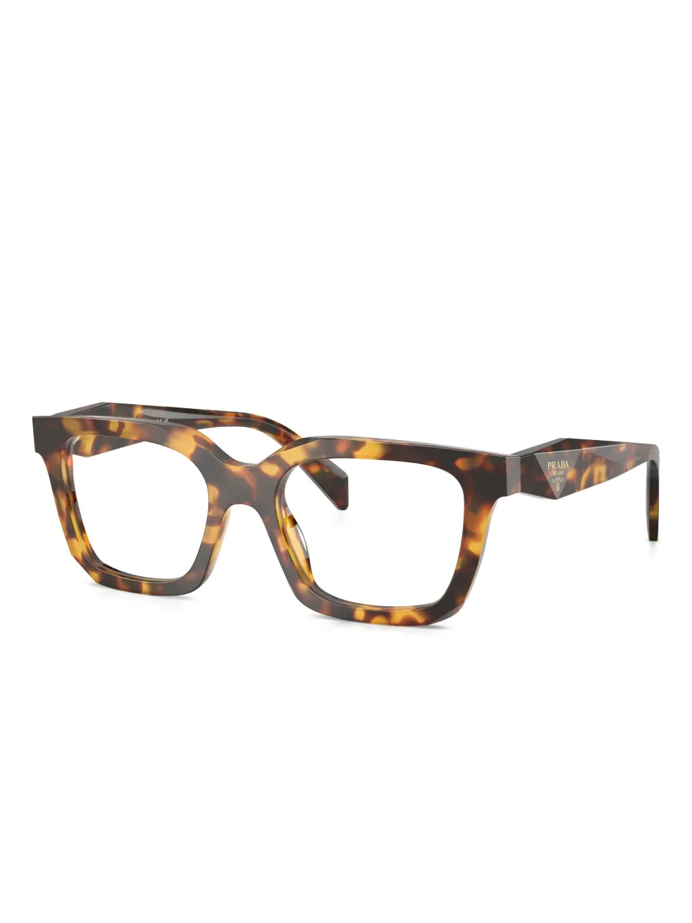 Prada Eyewear square-frame tortoiseshell glasses | Image 2