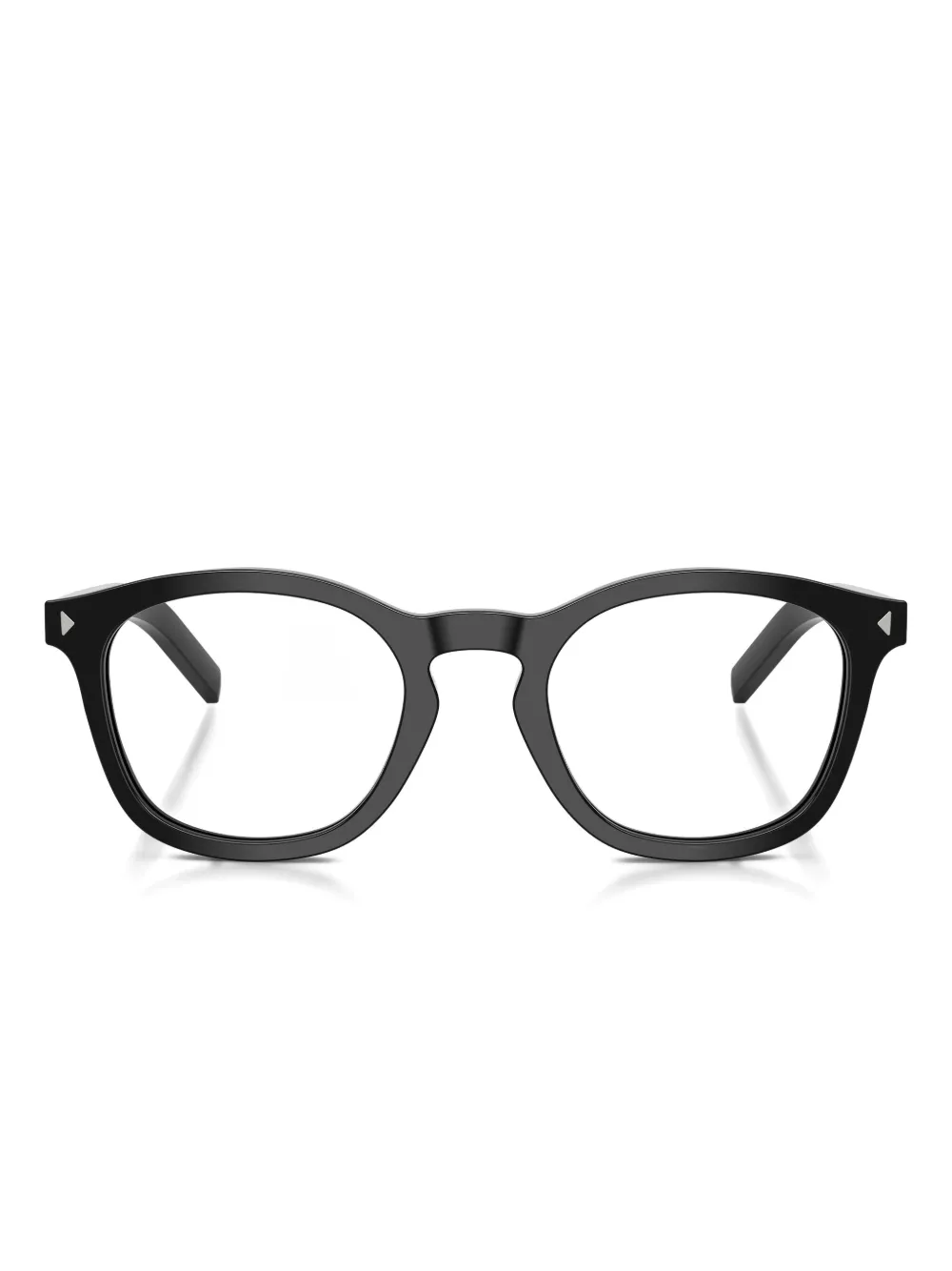 Prada Eyewear round-frame glasses | negro | Image 1