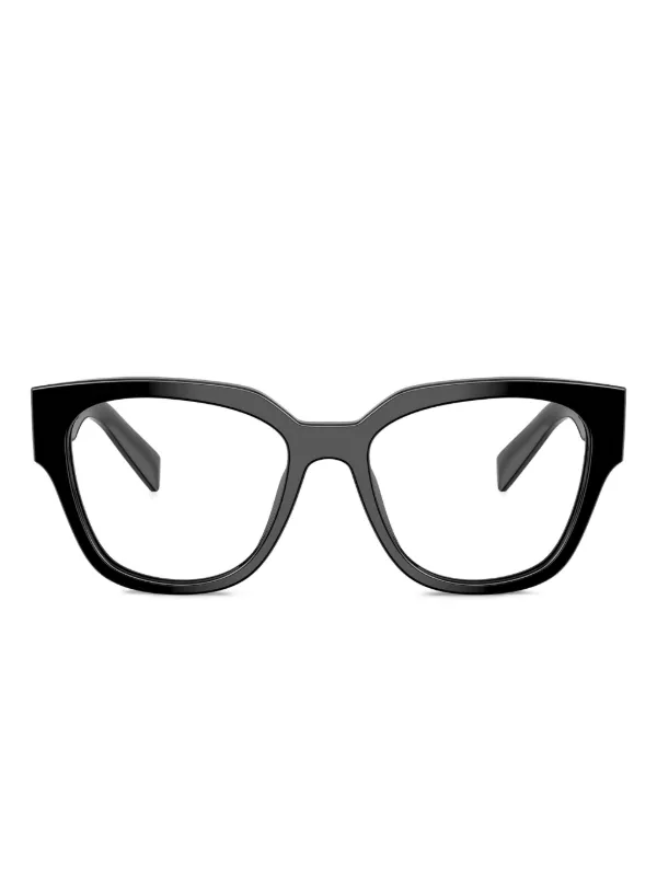 完売商品★PRADAメガネ  キャットアイ Prada Eyewear キャットアイ メガネフレーム | ブラック | FARFETCH JP