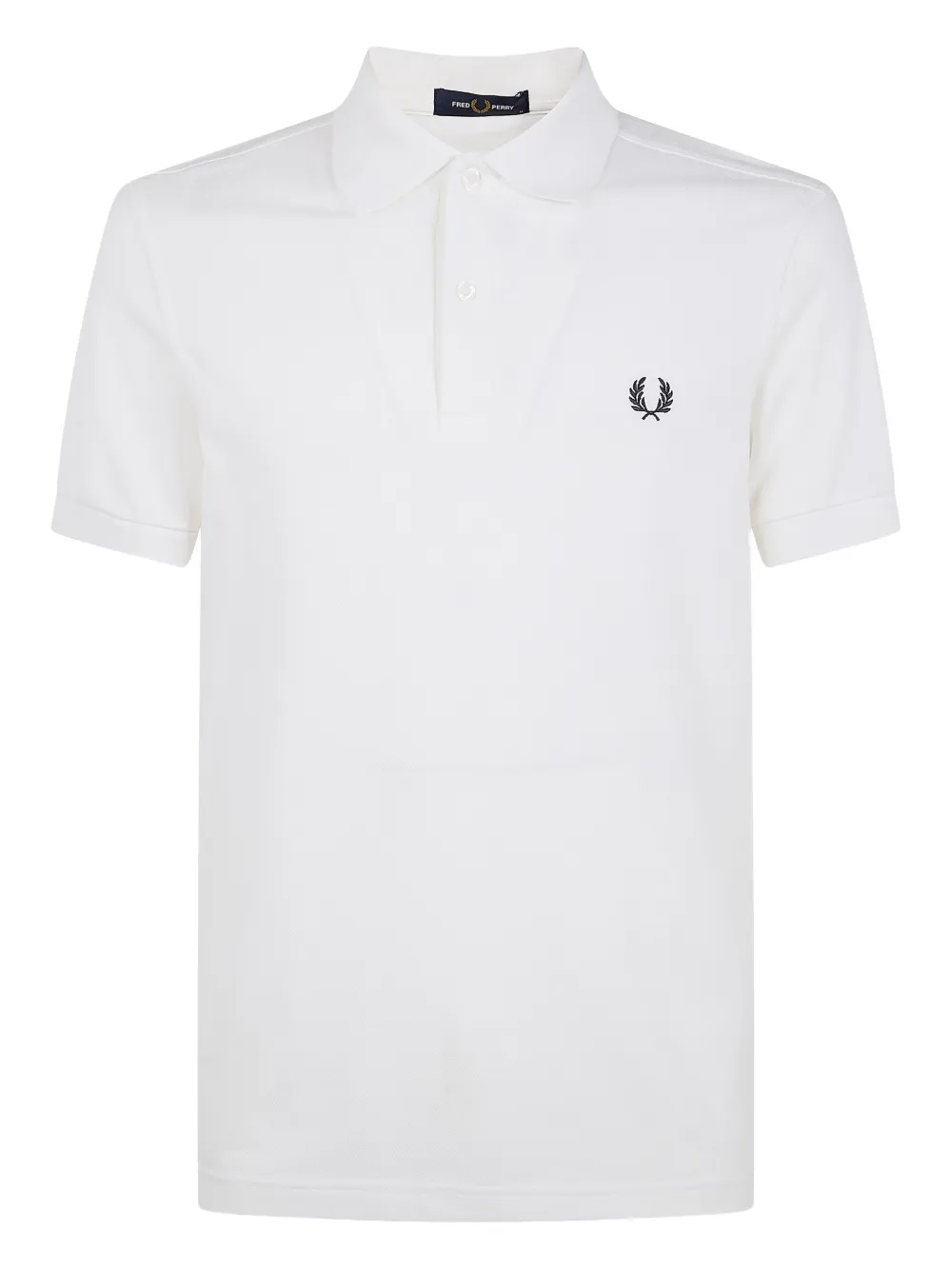 Fred Perry logo-embroidered polo shirt | White | Image 1