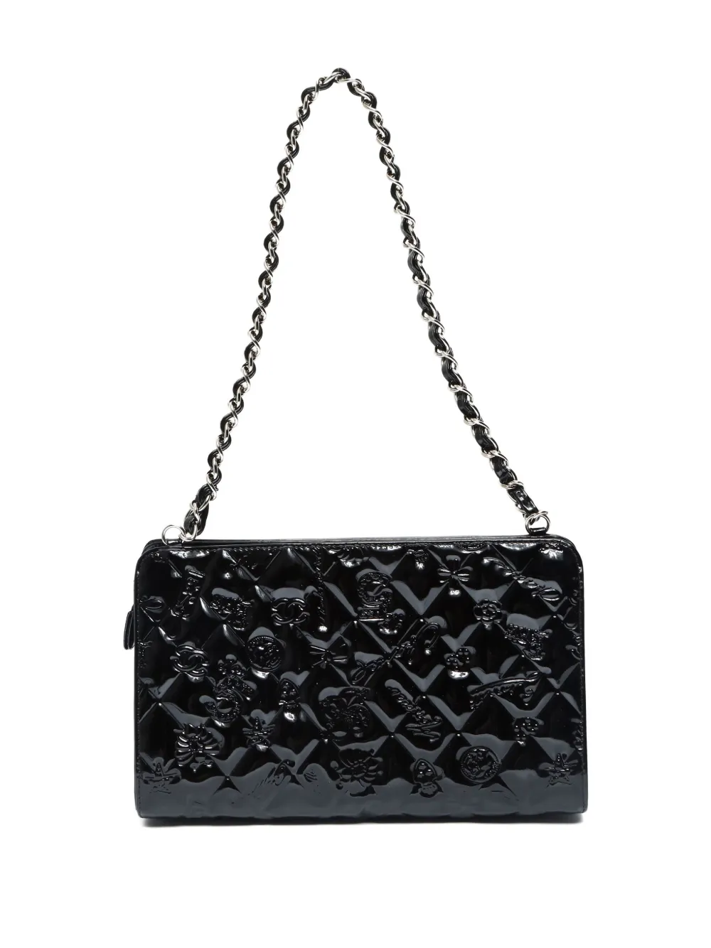 CHANEL Pre-Owned 2006-2008 icon-motif chain-strap shoulder bag | Pre-Owned | Image 2