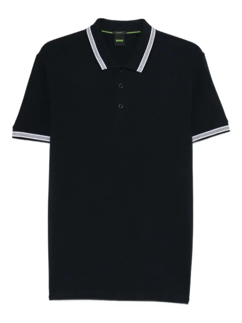 BOSS trimmed polo shirt