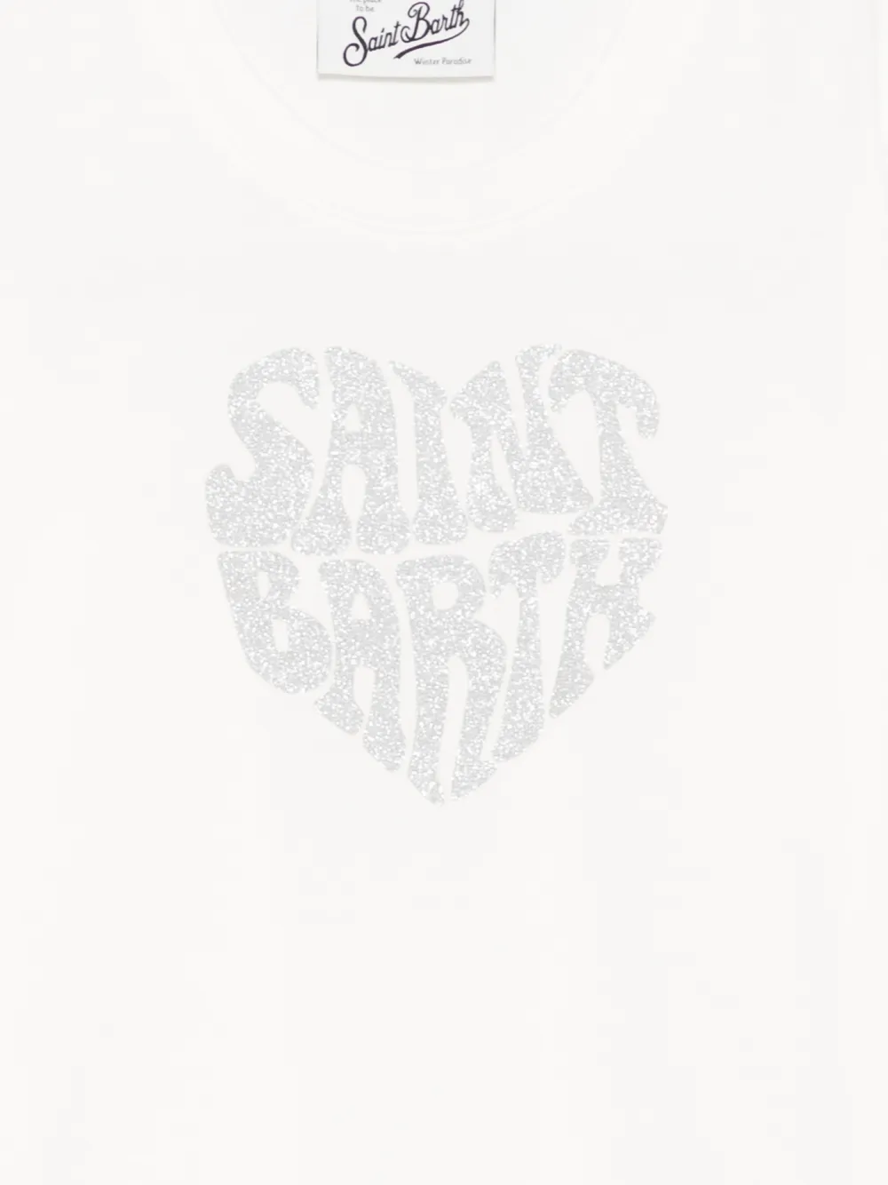 Mc2 Saint Barth Penny Heart Graphic Long-sleeve Top In Multi