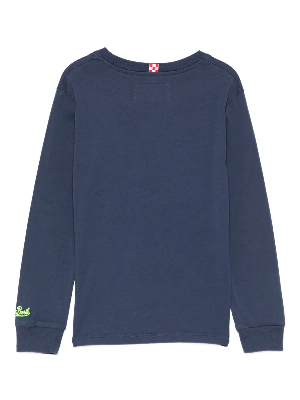 Mc2 Saint Barth Luton Jr Long-sleeve T-shirt In Blue