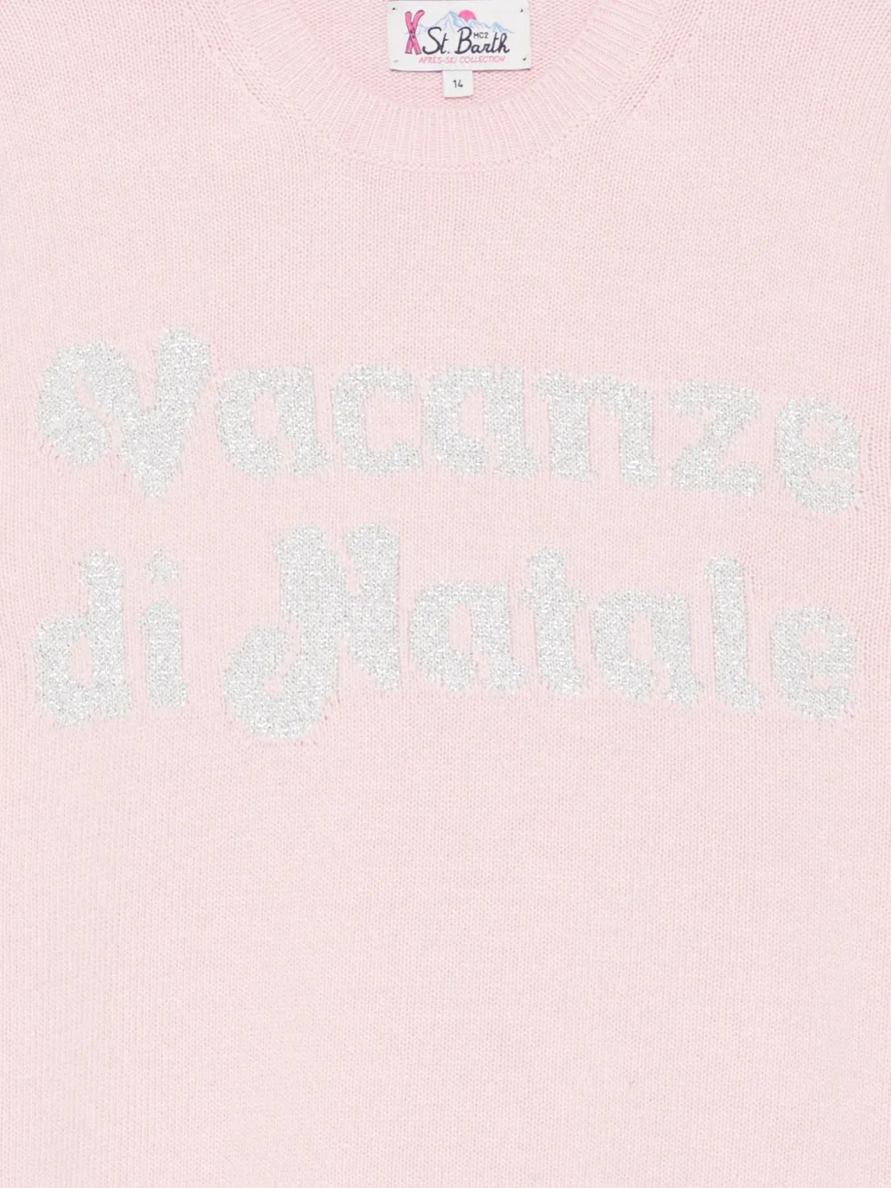 MC2 Saint Barth Kids Trui met print Roze