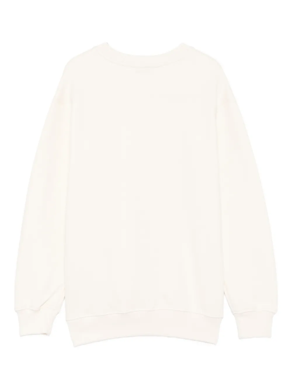 Msgm Logo Sweater In Neutral